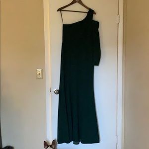 Emerald green bridesmaid dress